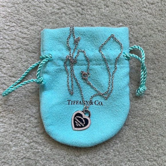 Rare Diamond Return to Tiffany Heart Necklace - Picture 2 of 5